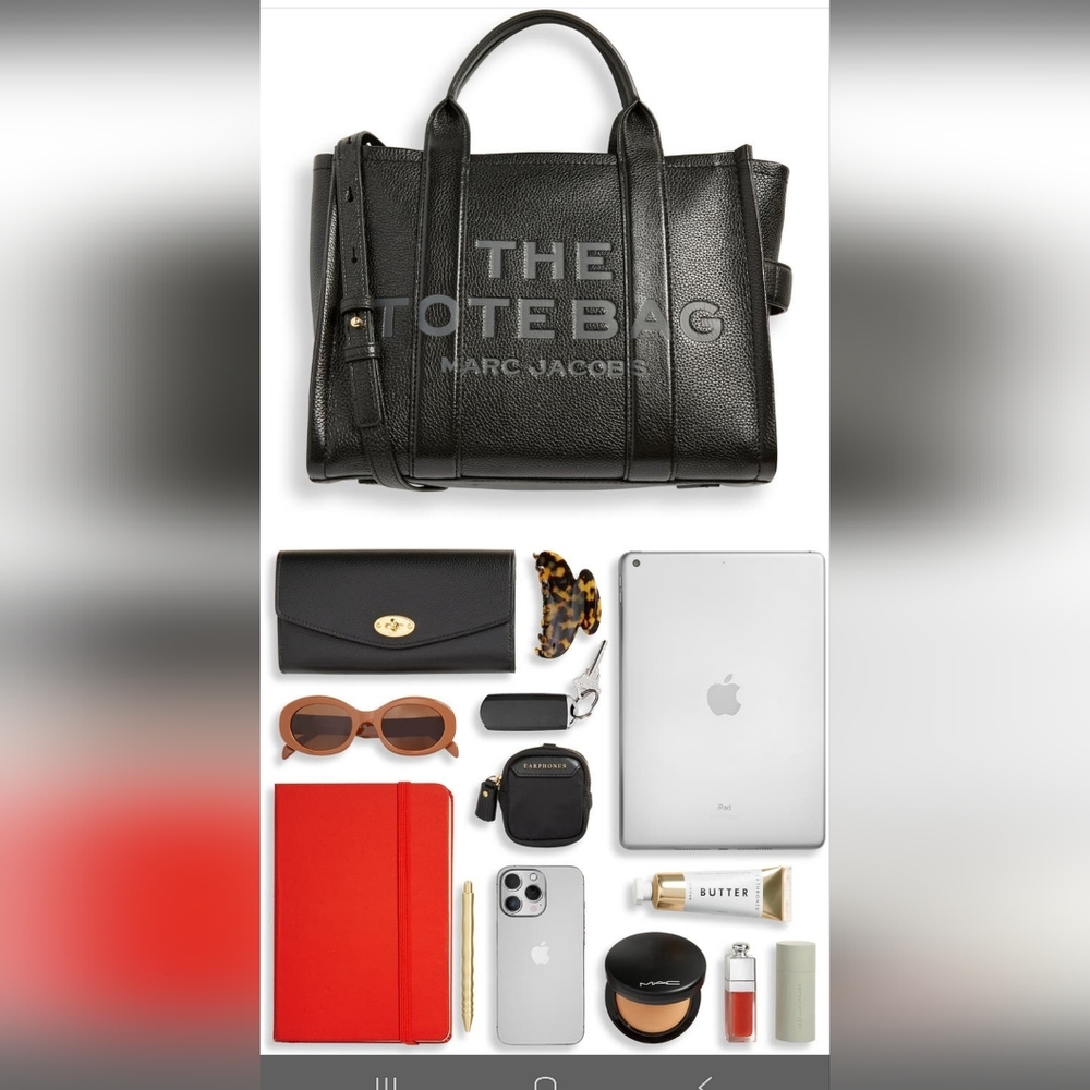 Marc Jacobs Black Tote Bag - Picture 4 of 13